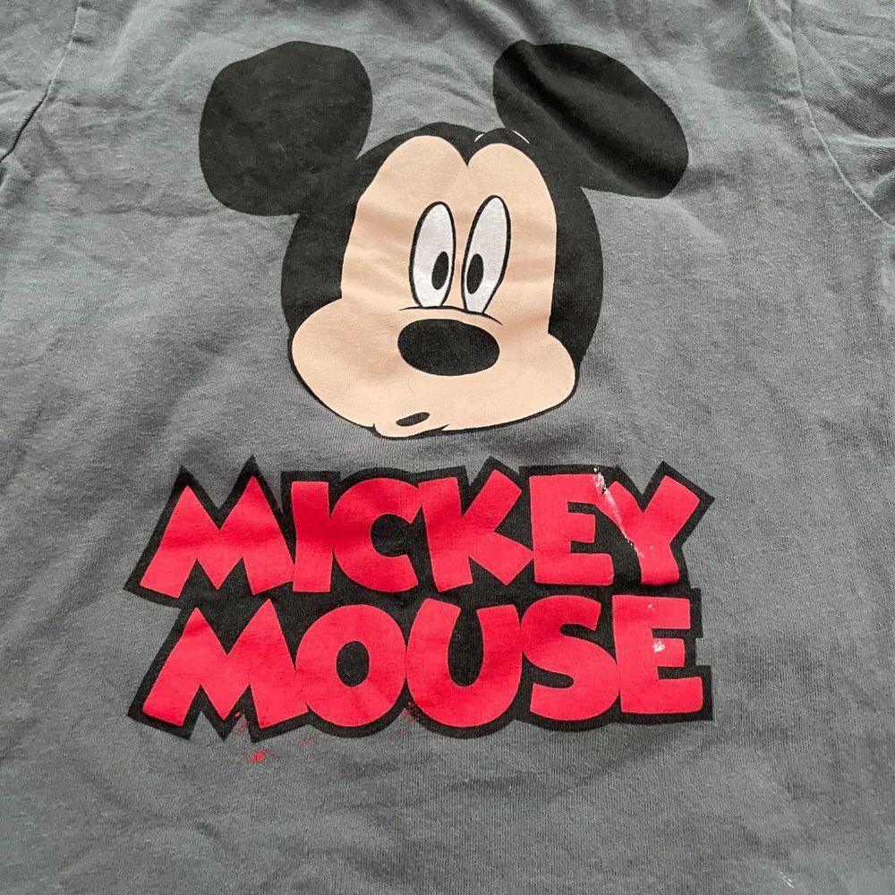 3/$10 Kids Zara x Disney Crew Neck Long Sleeve Top in Gray Size 3/4 - Picture 5 of 10